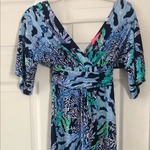 Lily Pulitzer Swish and Sway Maxi, Indigo Blue NWT